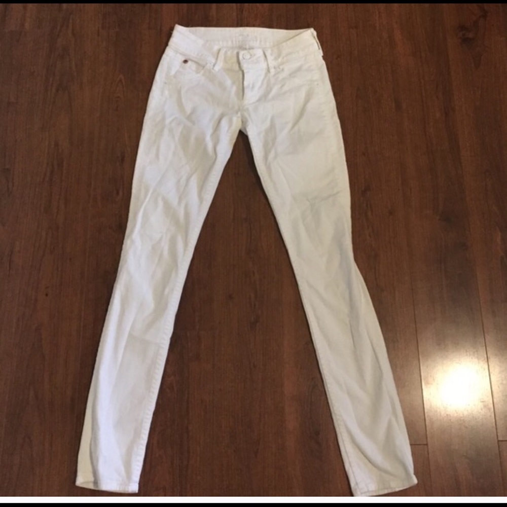 Hudson white jeans size 24