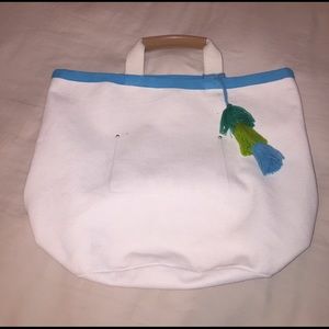 Loft tassel tote bag