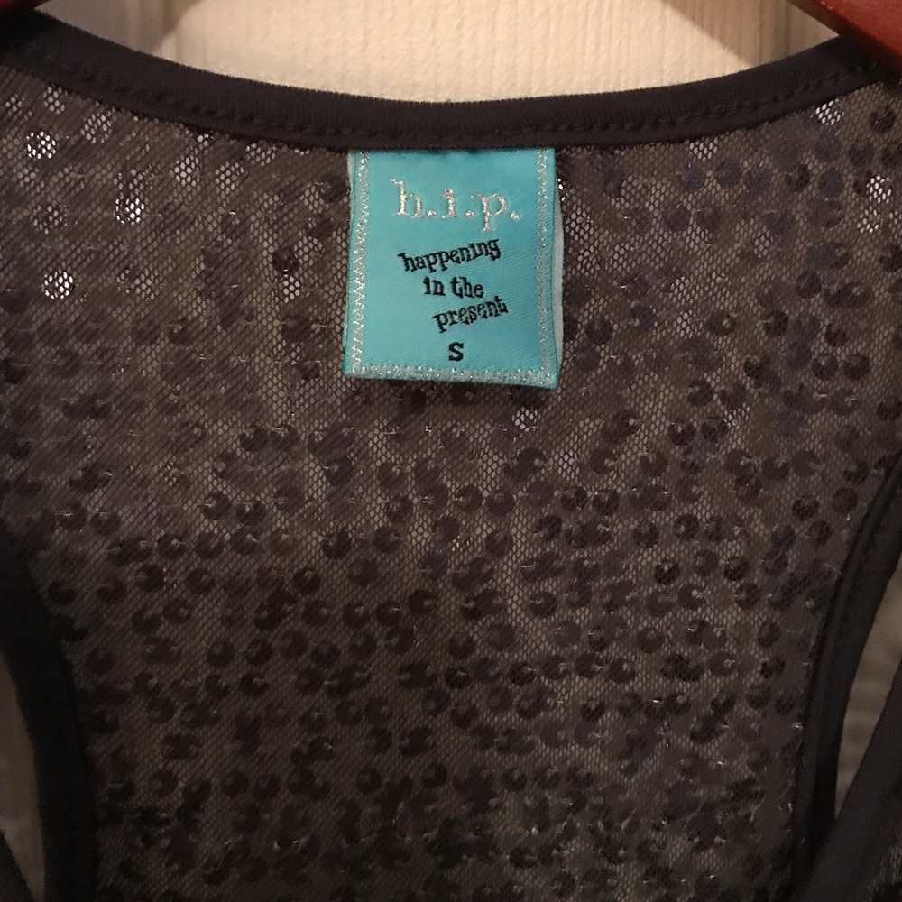 H.I.P. Sequined Tank Top Small - Picture 2 of 5