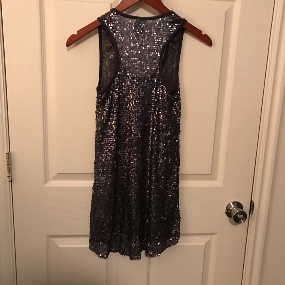 H.I.P. Sequined Tank Top Small - Picture 3 of 5