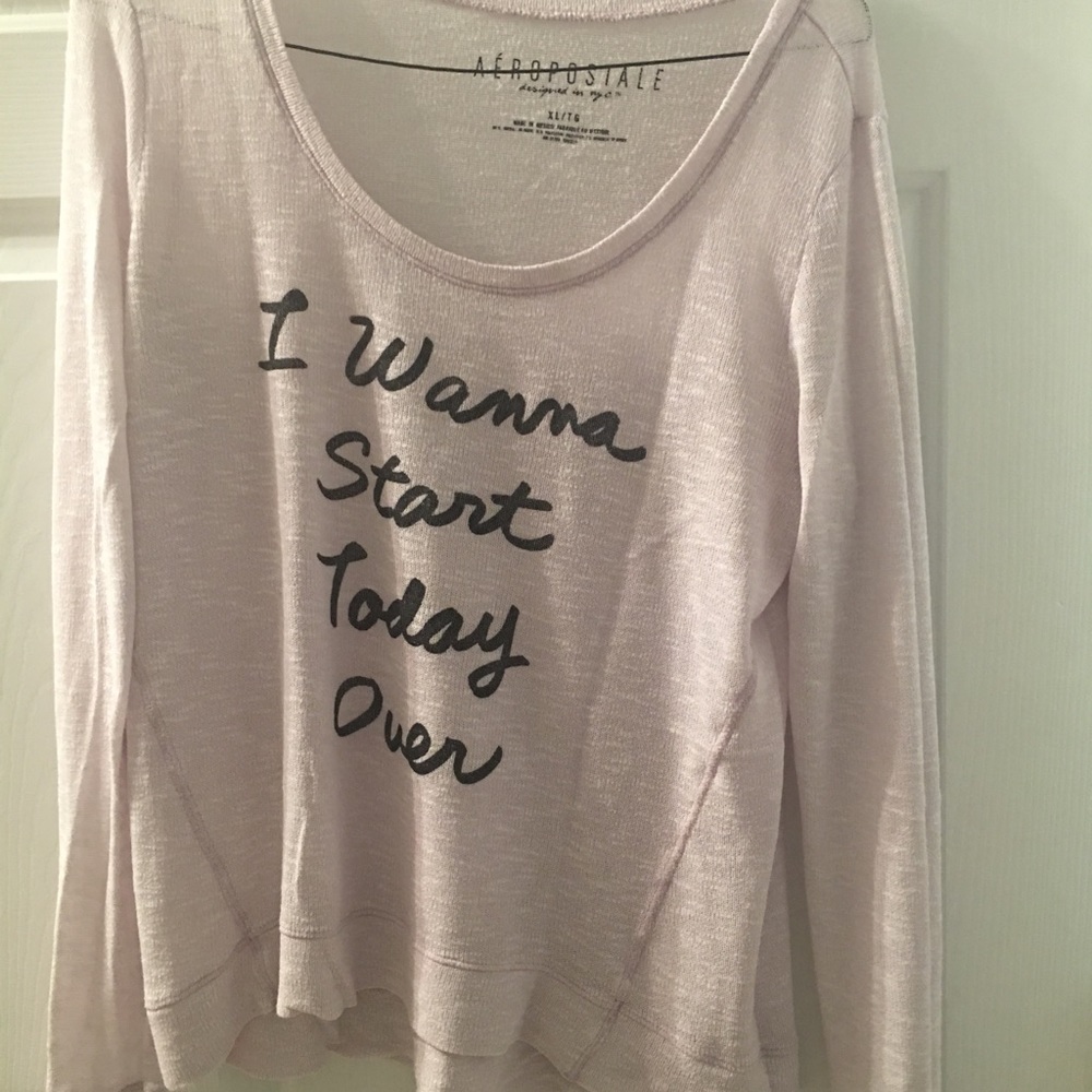 Aero/Bethany Mota Medium Pink Shirt