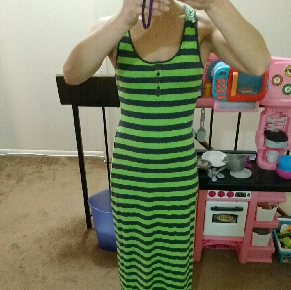 Long stripped Dress
