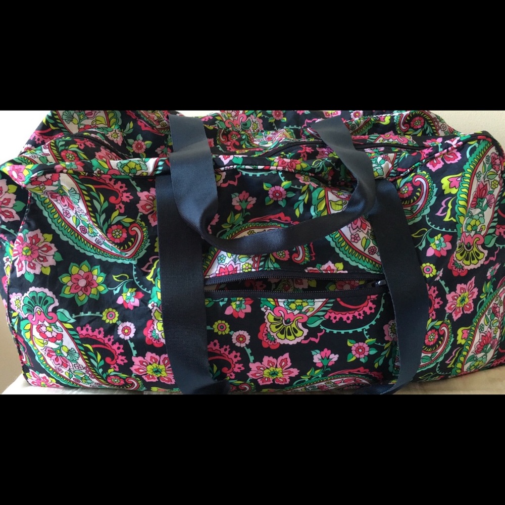 Vera Bradley Large Duffle- Vinyl Material
