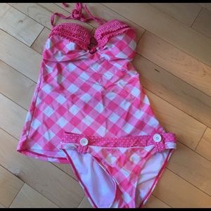 Hula Honey pink tankini