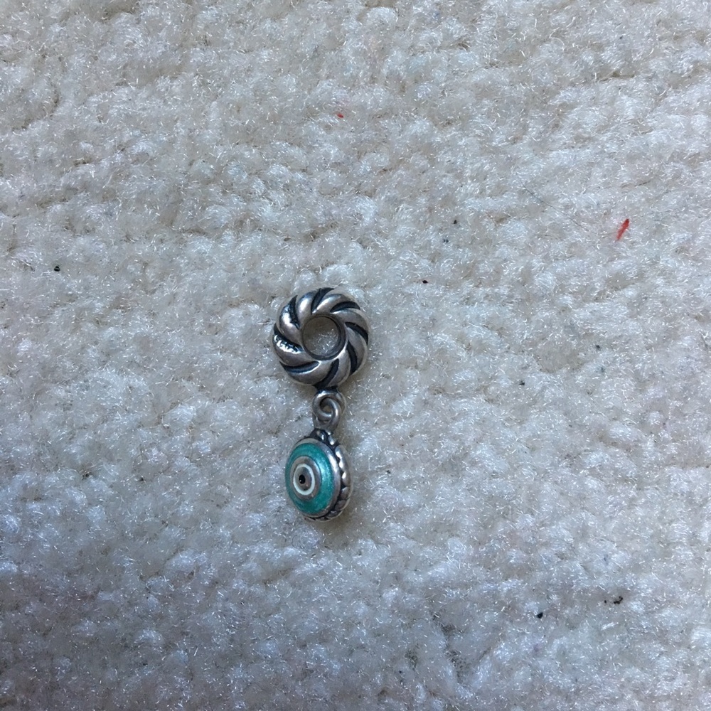 Pandora silver evil eye charm