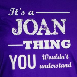 Meet your Posher, Joan