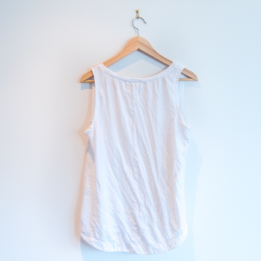 LOFT White Tank Top - Picture 3 of 4