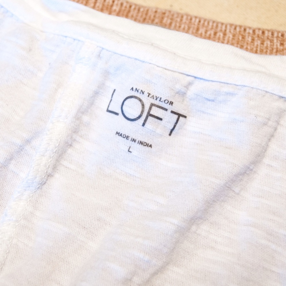 LOFT White Tank Top - Picture 4 of 4