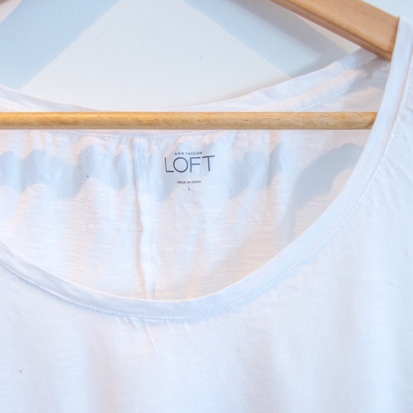 LOFT White Tank Top - Picture 2 of 4