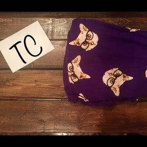 $47 NWT HIPSTER CAT KITTY GLASSES LULAROE LEGGINGS