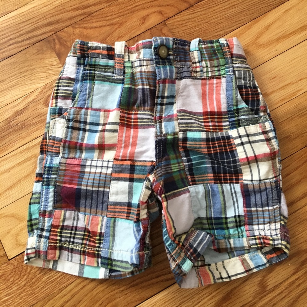 Baby Gap- Patchwork flat fronts 12-18mo