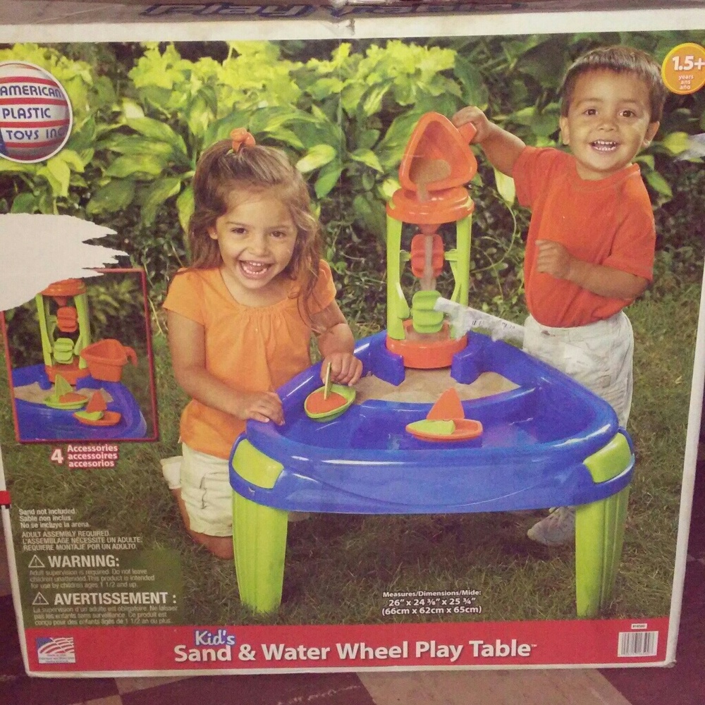 Sand and water wheel playset NIB