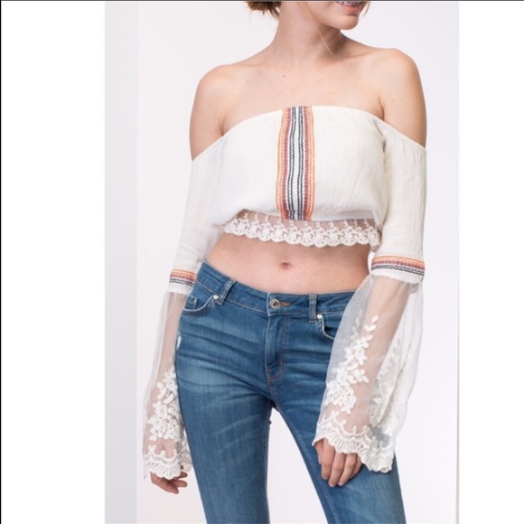 APRIL SPIRIT - OFF THE SHOULDER TOP - Picture 4 of 5