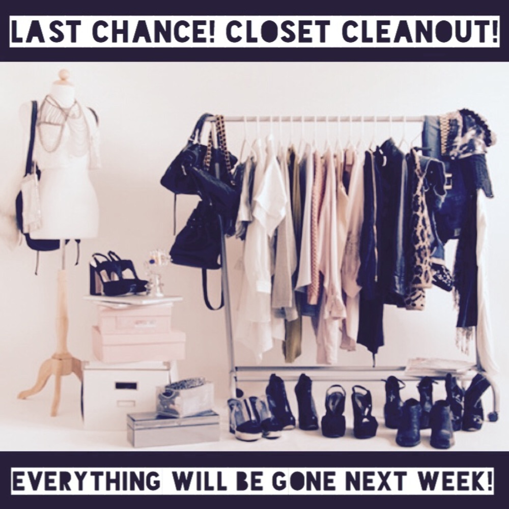 LAST last chance! Lol. Items will be gone soon!