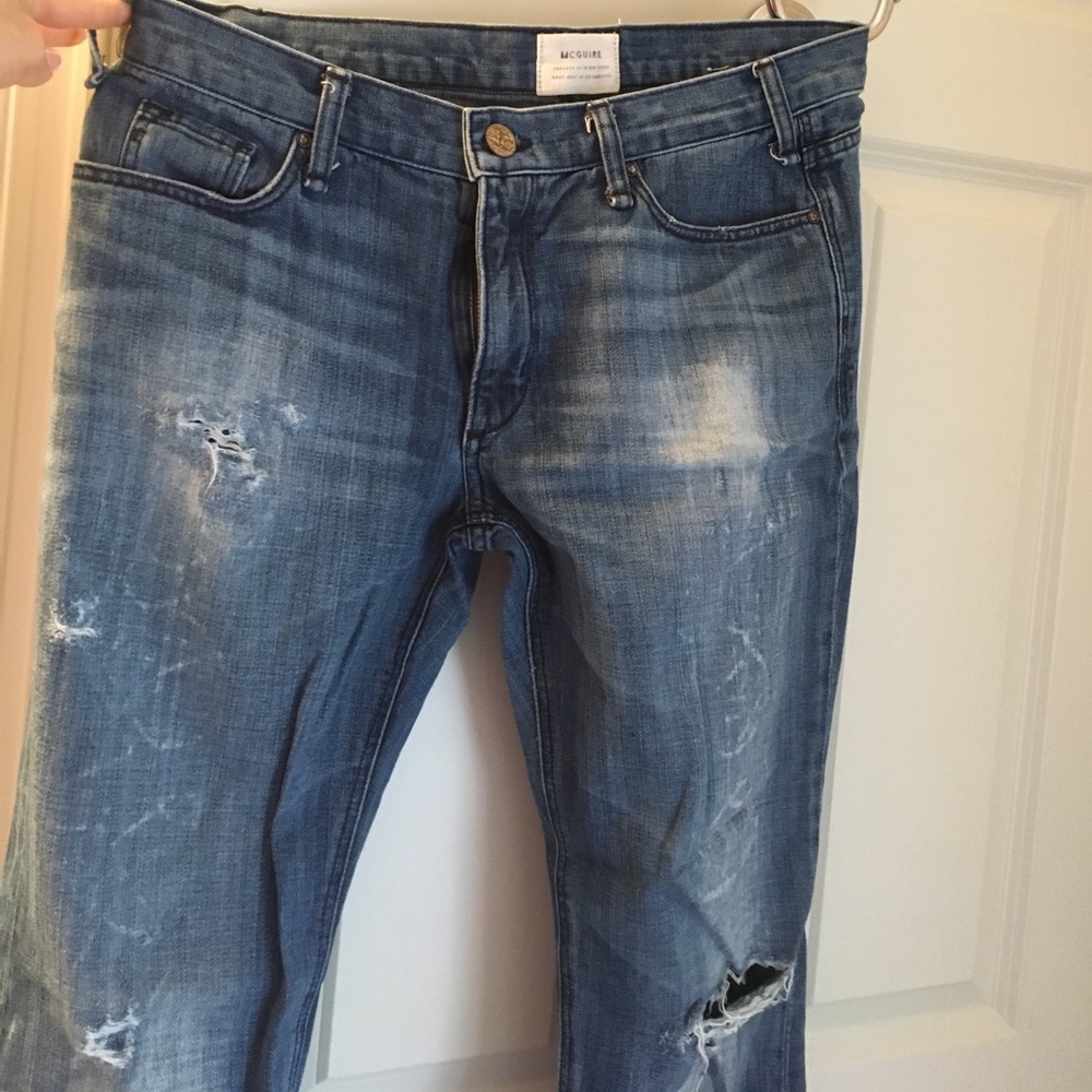 McGuire destroyed boyfriend jean