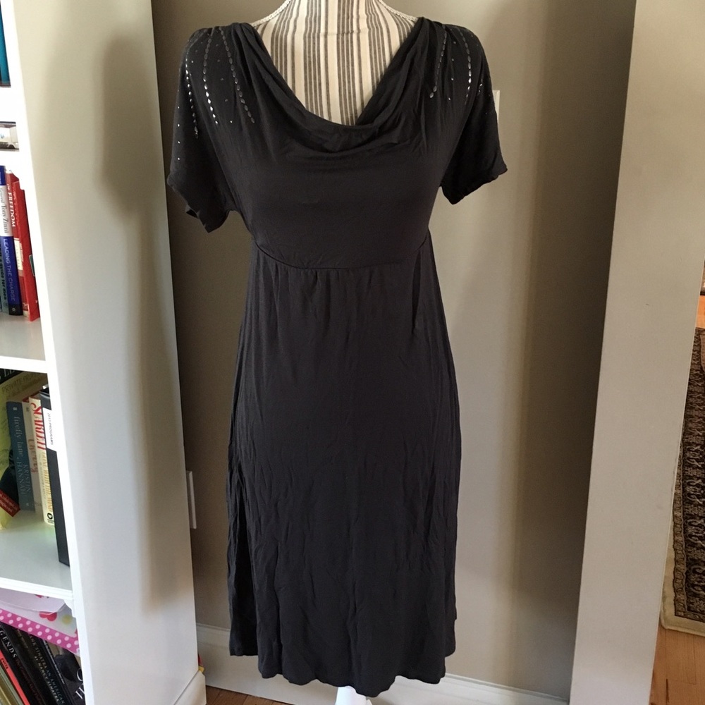 Gray Maternity Dress