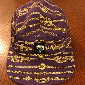 Stussy chainlink 5 panel camp cap