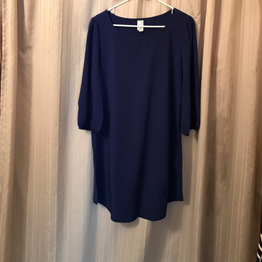 Blue boutique dress