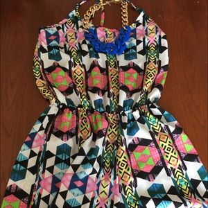 Forever 21 Geometric Romper