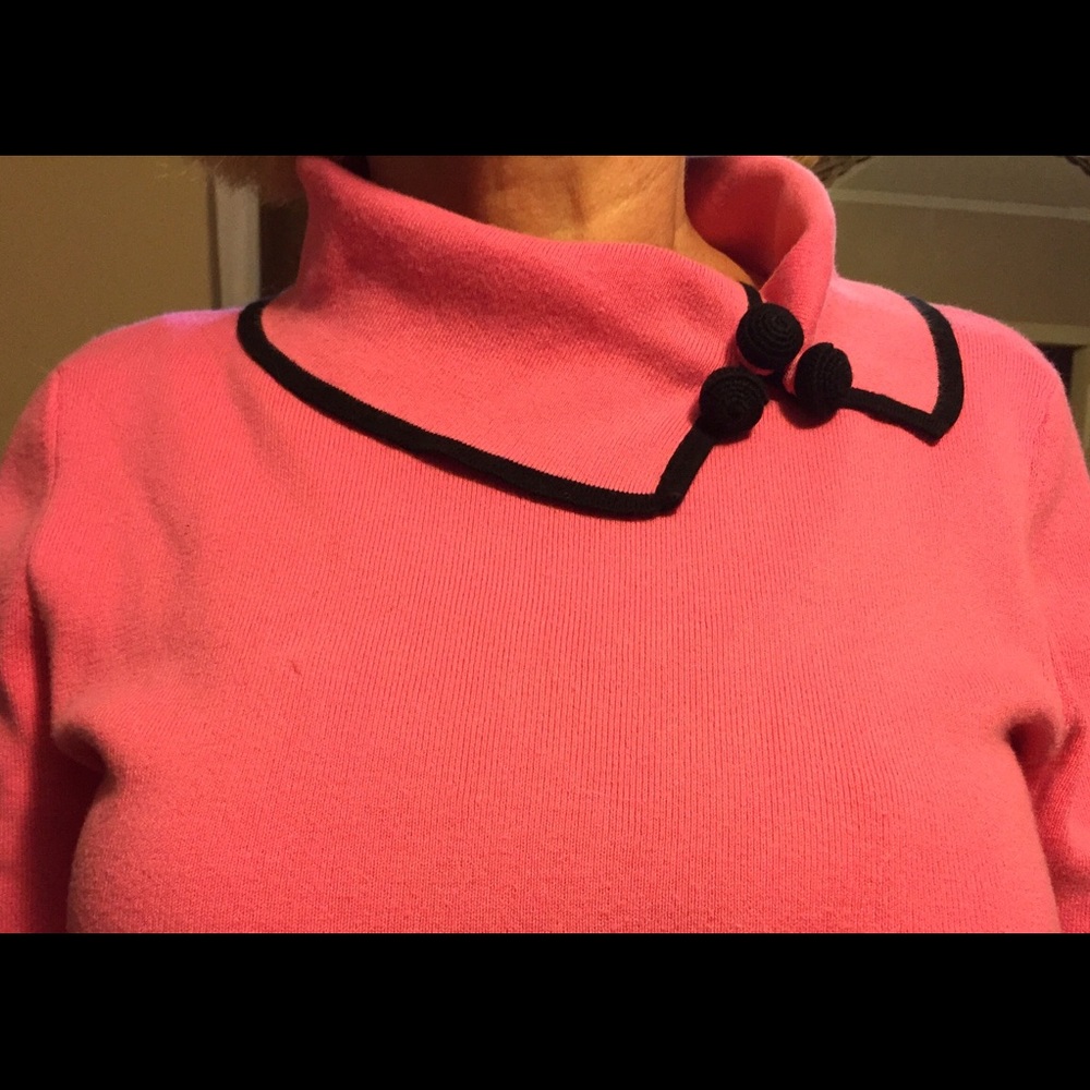 SALE👍Retro - "Little pink knit top"