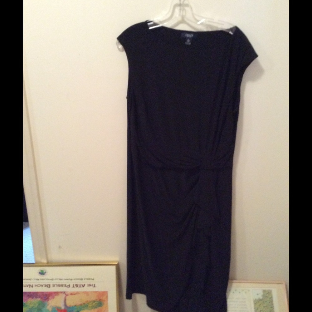 Black knit dress. EUC