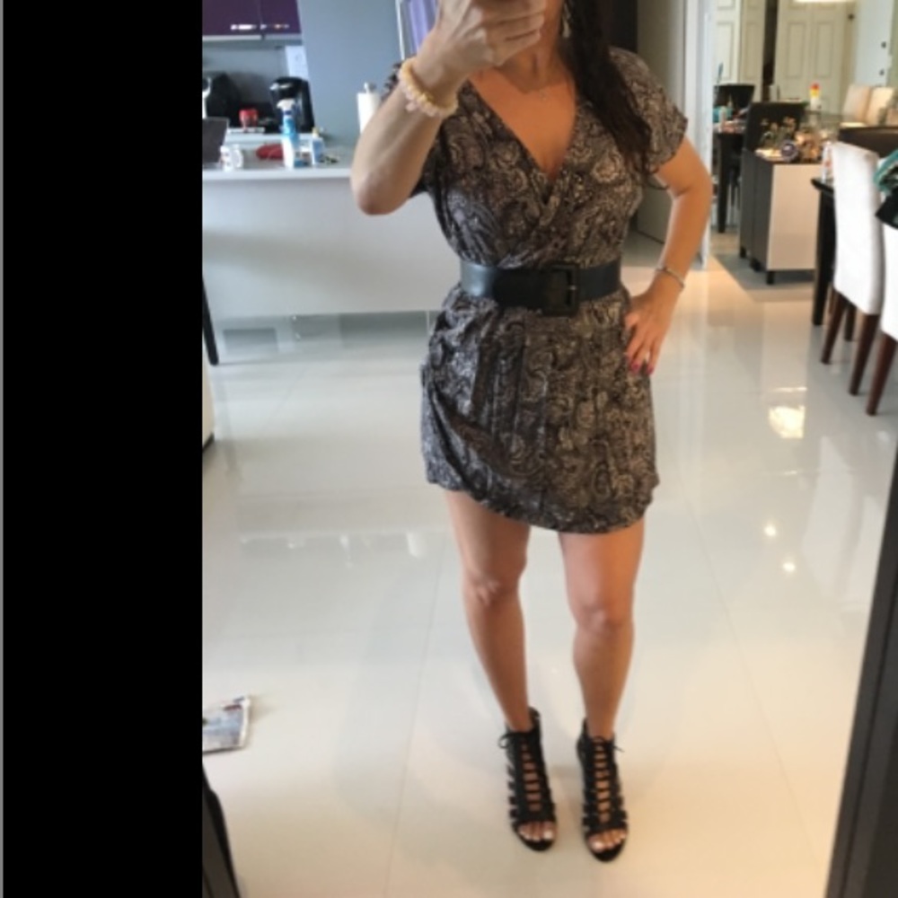Reserved...Black & white dress size M