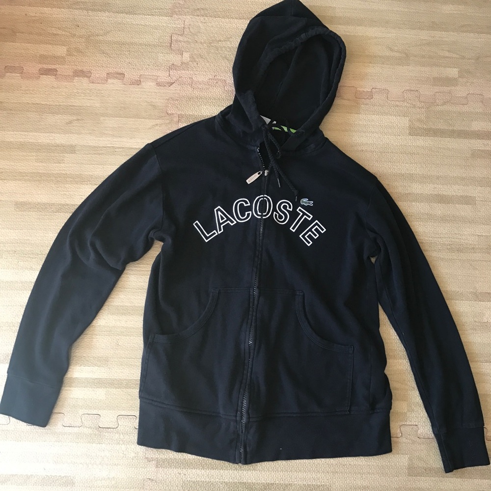 Lacoste jacket hoodie women size S