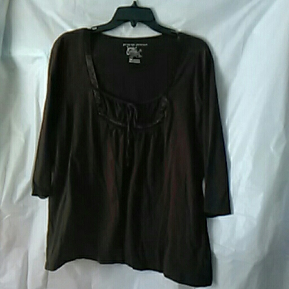 Just my size a chocolate brown top