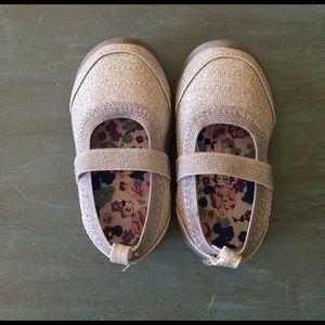 Granimals Size 3 Silver Sparkle Shoes