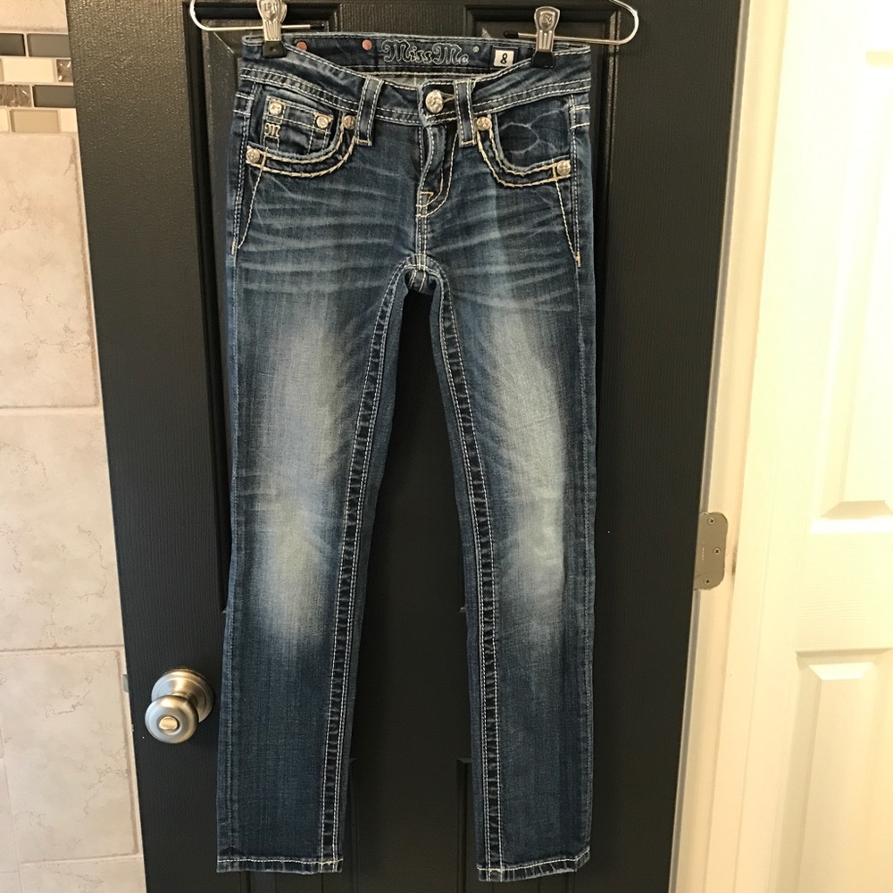 Miss Me Girls Skinny Jeans Size 8