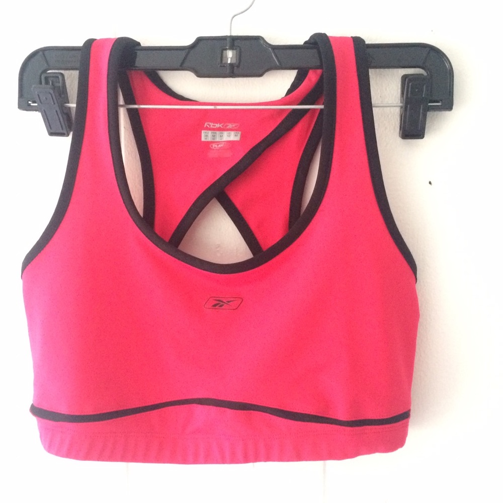 Pink Reebok Sports Bra