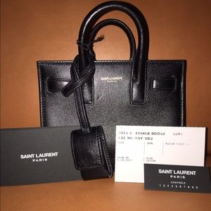 Stain Laurent Sac De jour' black tote bag