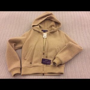 Women's Ralph Lauren 100% Cashmere Hooded Jacket