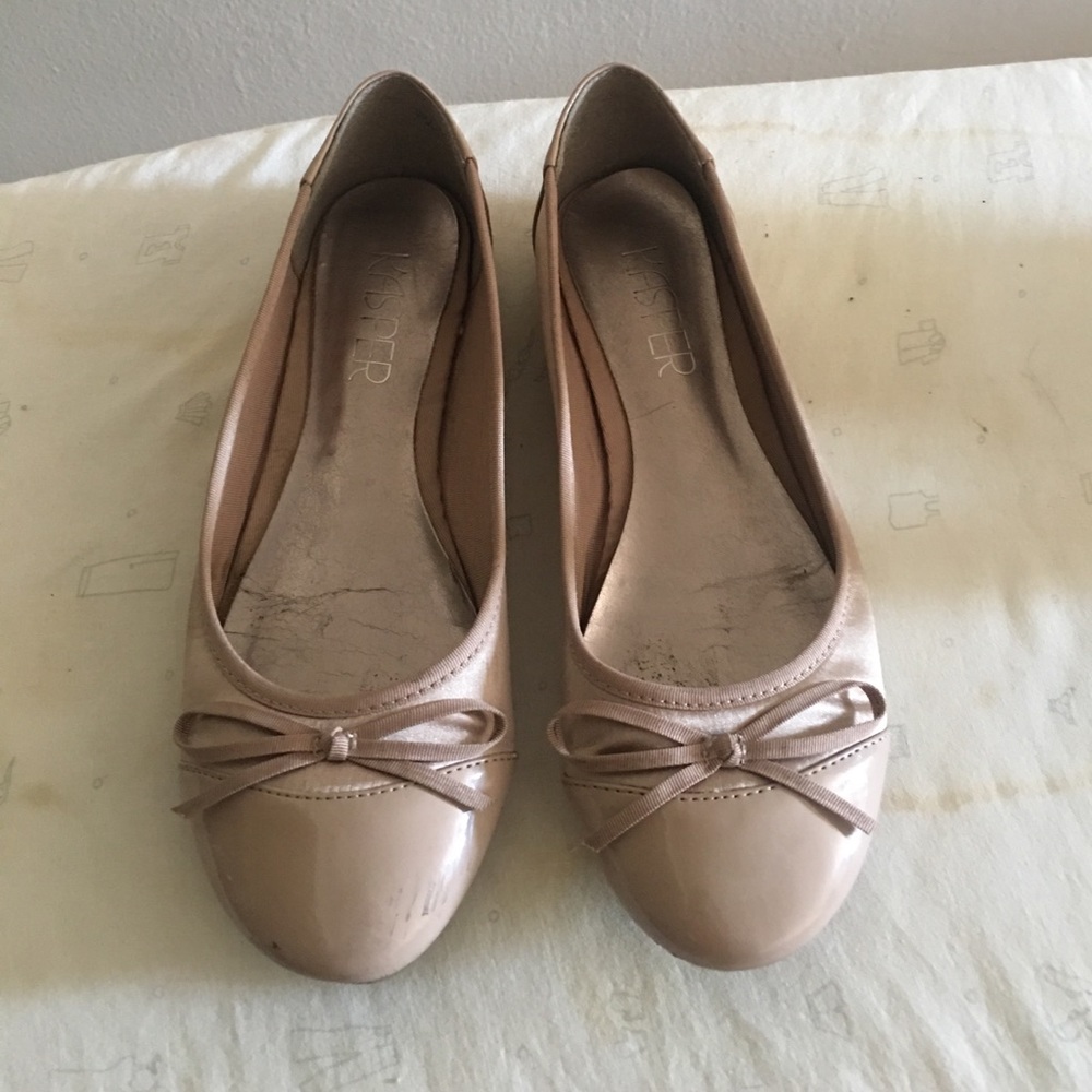 kasper pink ballet flats