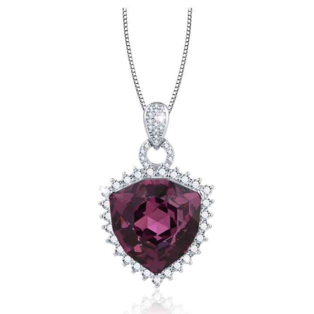 18K Swarovski Diamonds Pendant Necklace