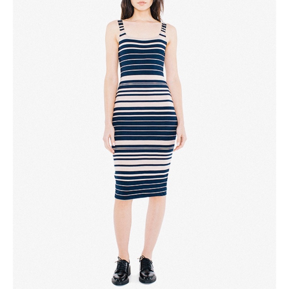 Striped Ponte Tank Dress