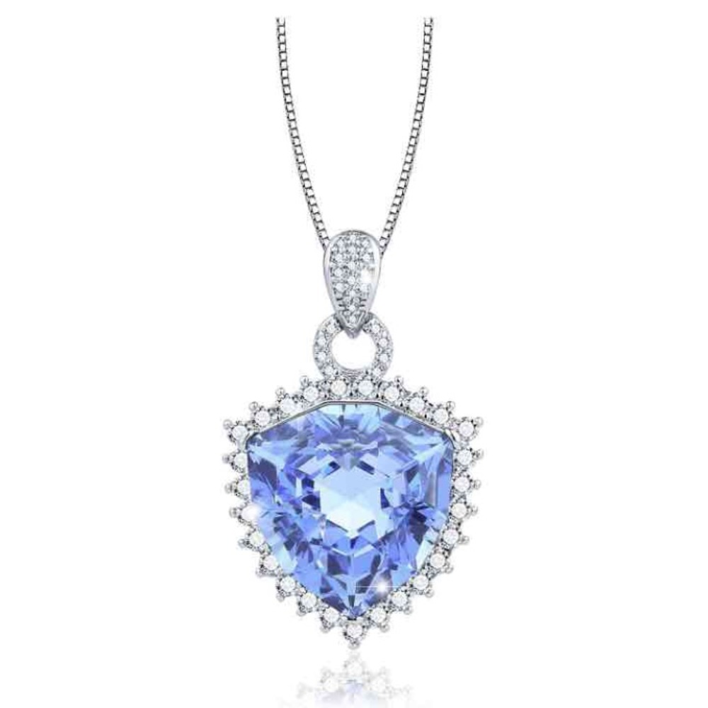 18K Swarovski Diamonds Pendant Necklace
