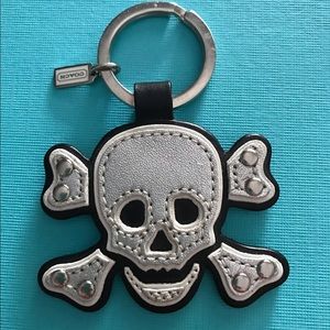 Coach skull fob