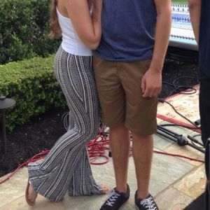 Bell Bottom Black and White Pants🌹