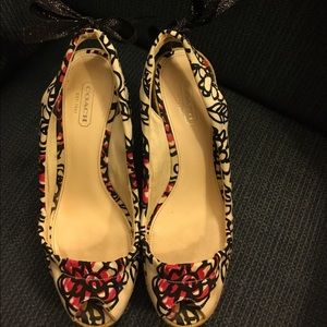 Coach Poppy Collection wedges