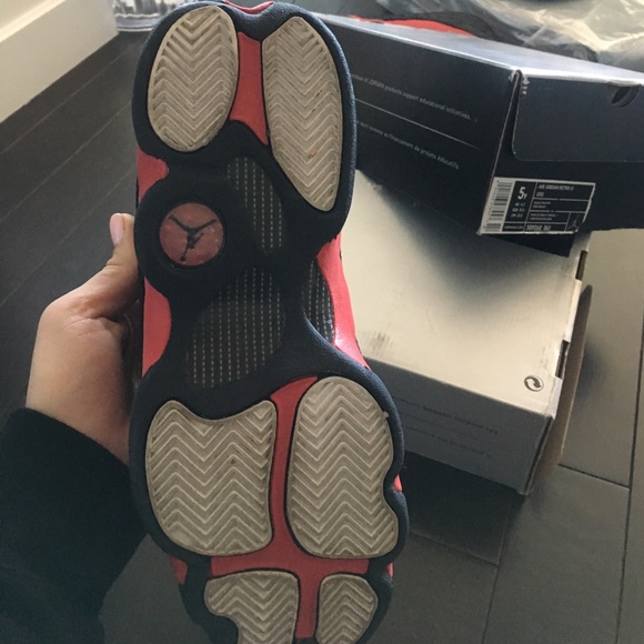 jordan true bred retro 13 black/truerednoir/rouvif - Picture 4 of 4