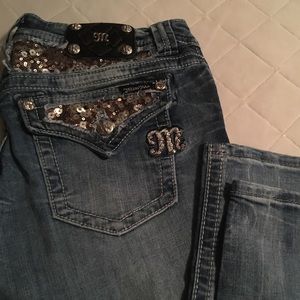 Miss me cuffed capris