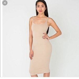 American apparel new pointe tank dress