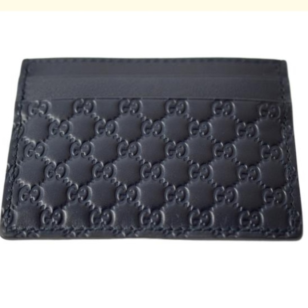 NIB Gucci 262837 GG Money Card Case Leather