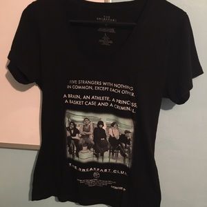 Black breakfast club tee shirt