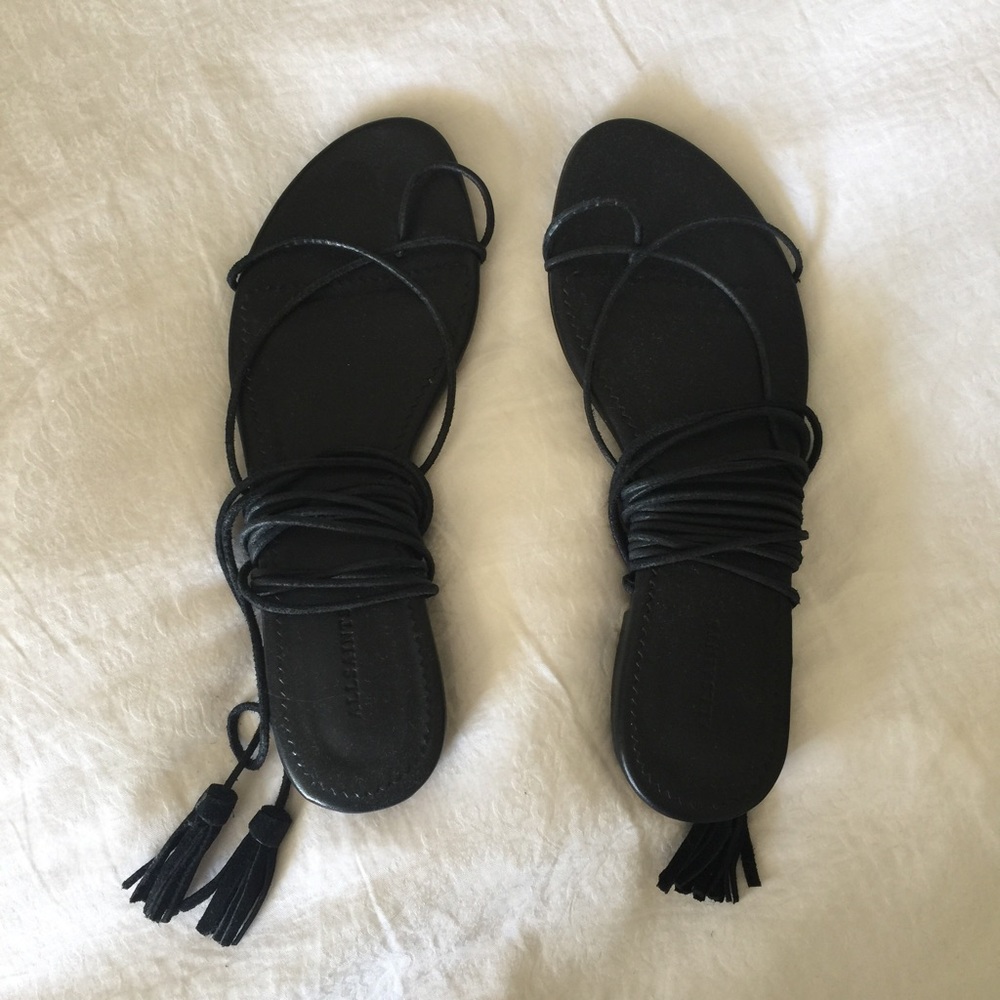 AllSaints Lace-Up Sandals💀