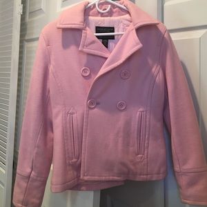 Pink American Eagle Pea Coat
