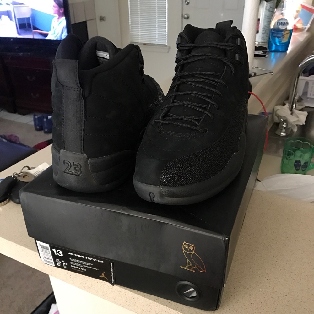 Retro Air Jordan 12's drake ovo's size 13