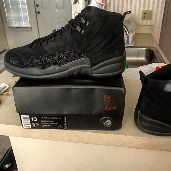Retro Air Jordan 12's drake ovo's size 13 - Picture 2 of 4