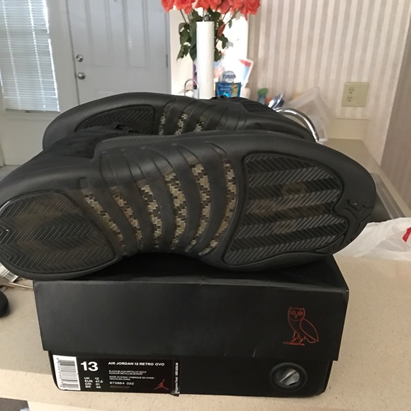 Retro Air Jordan 12's drake ovo's size 13 - Picture 3 of 4